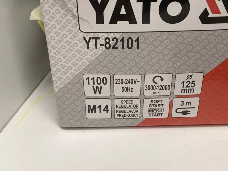 SZLIFIERKA KĄTOWA YATO YT-82101 1100W