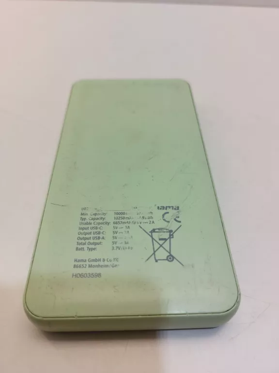 POWERBANK HAMA FABRIC 10 10000 MAH