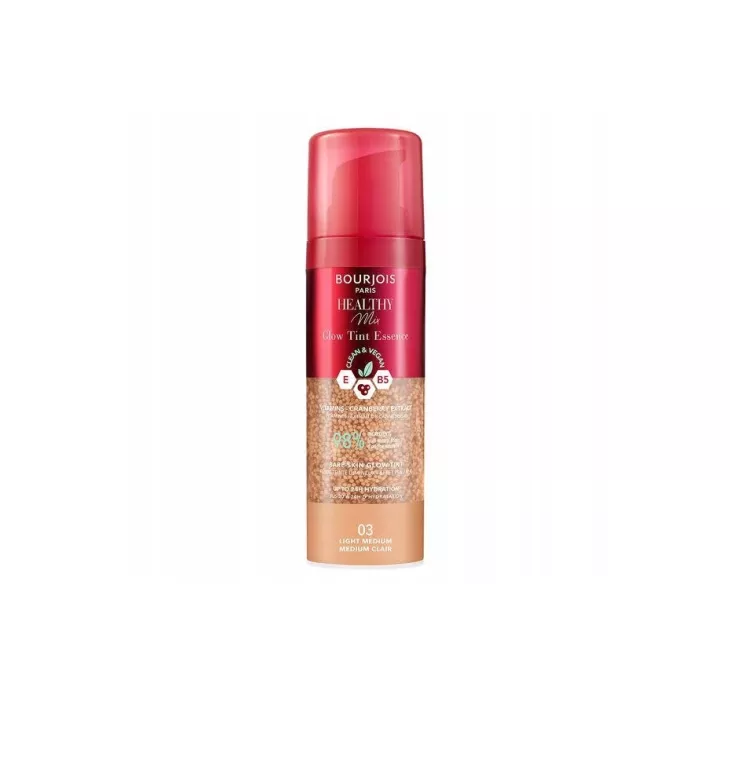 BOURJOIS MIX GLOW TINT NAWILŻAJĄCA ESENCJA WYRÓWNUJĄCA KOLORYT SKÓRY 03 LI