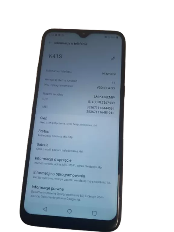 TELEFON LG K41 S KPL