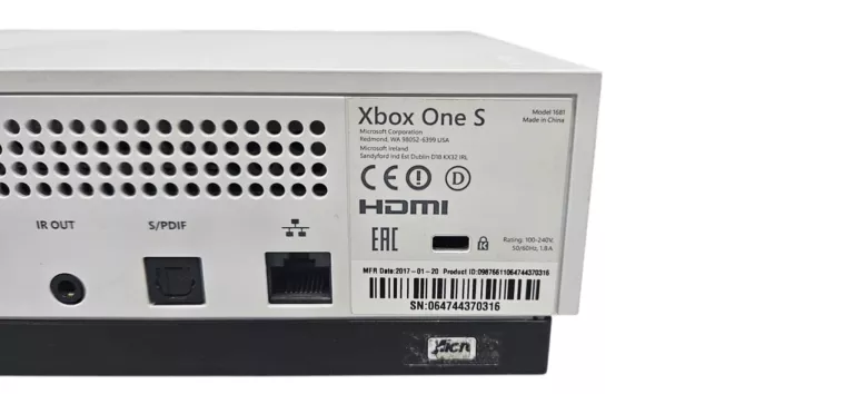 KONSOLA XBOX ONE S 1681 500GB