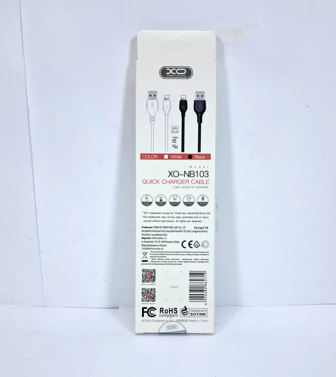 XO KABEL NB103 USB-LIGHTING