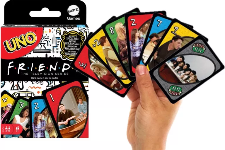 ORYGINALNA GRA KARCIANA MATTEL GRA UNO FRIENDS PRZYJACIELE