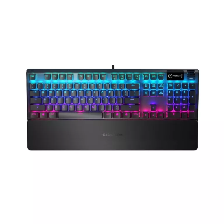 KLAWIATURA HYBRYDOWA STEELSERIES APEX 5 RGB GAMINGOWA USB OLED