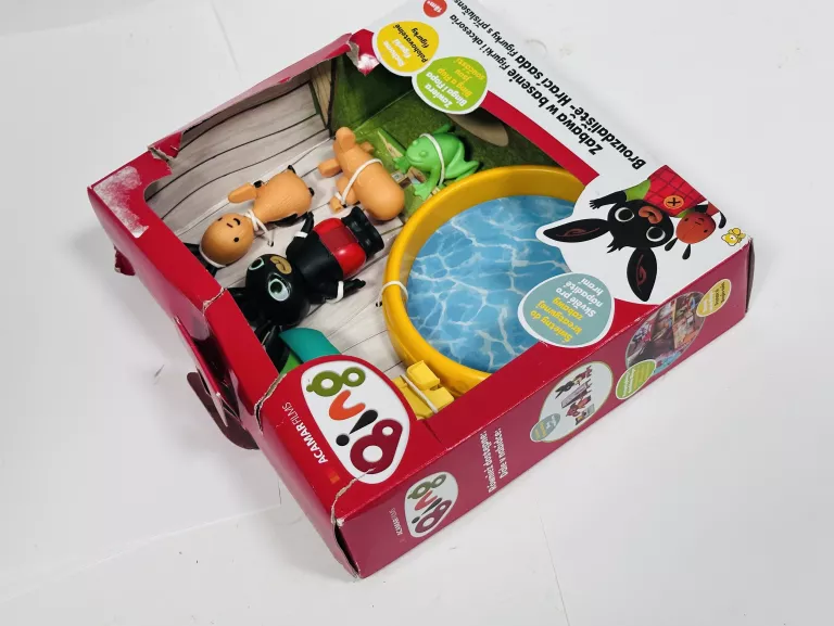 ZESTAW BING Z BASENIKIEM 2 FIGURKI FLOP+ AKCESORIA BING ZESTAW Z BASENEM