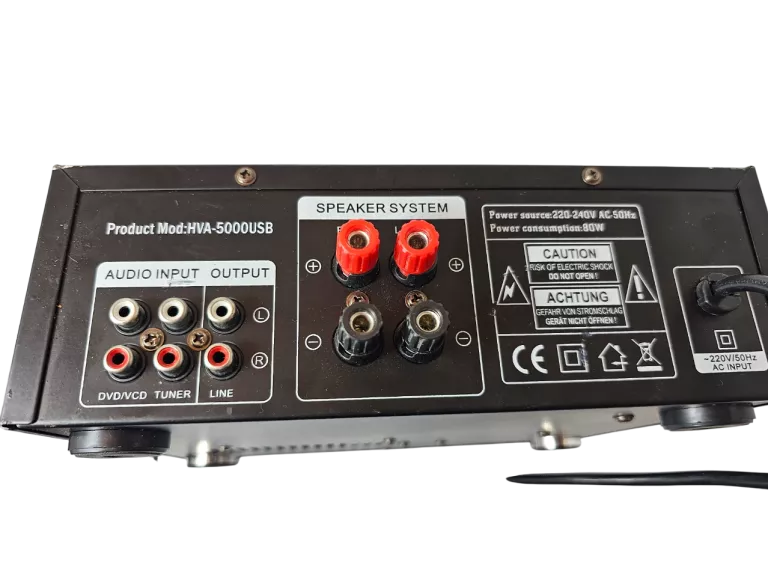 WZMACNIACZ HOLLYWOOD HVA 5000 Z USB/SD