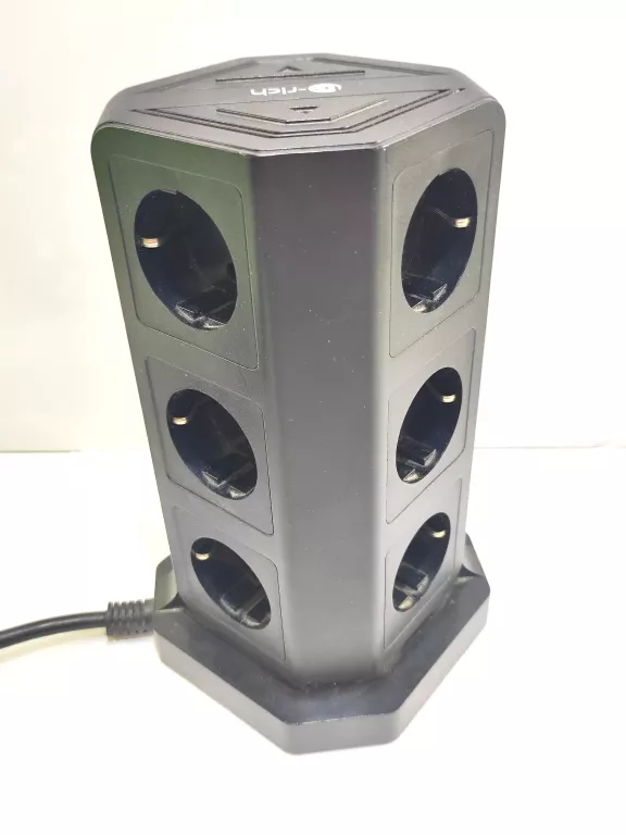 LISTWA ZASILAJĄCA PRZEDUŻACZ OCHRONA ODGROMOWA 12 GNIAZD +4 PORTÓW USB+USB