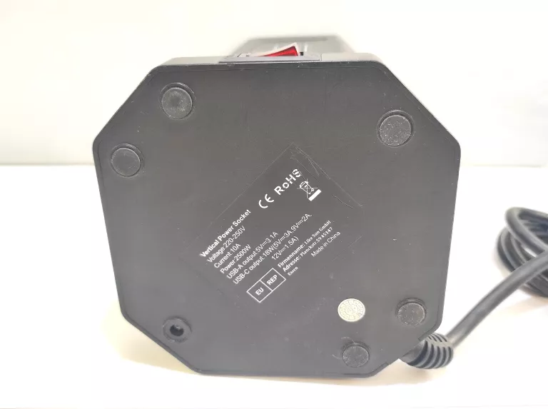LISTWA ZASILAJĄCA PRZEDUŻACZ OCHRONA ODGROMOWA 12 GNIAZD +4 PORTÓW USB+USB