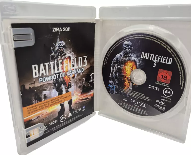 GRA BATTLEFIELD 3 PS3