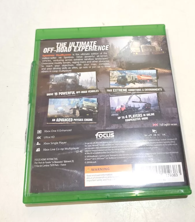 GRA NA XBOX ONE MUD RUNNER