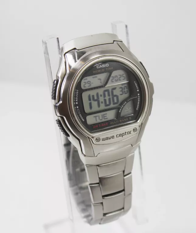 MĘSKI ZEGAREK CASIO WAVE CEPTOR WV-58R RADIO CONTROLLED