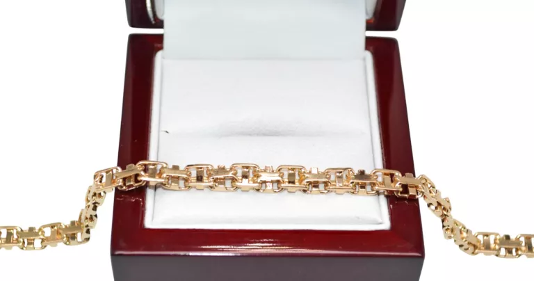 ELEGANCKA ZŁOTA 14K BRANSOLETKA PR. 585 14.20 G 20 CM