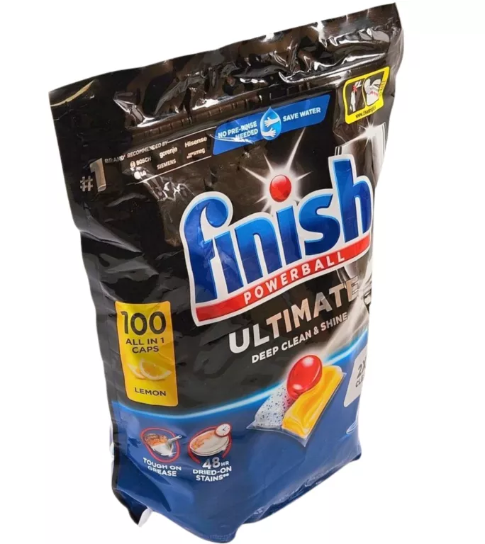FINISH ULTIMATE KAPSUŁKI DO ZMYWARKI LEMON 100 SZT