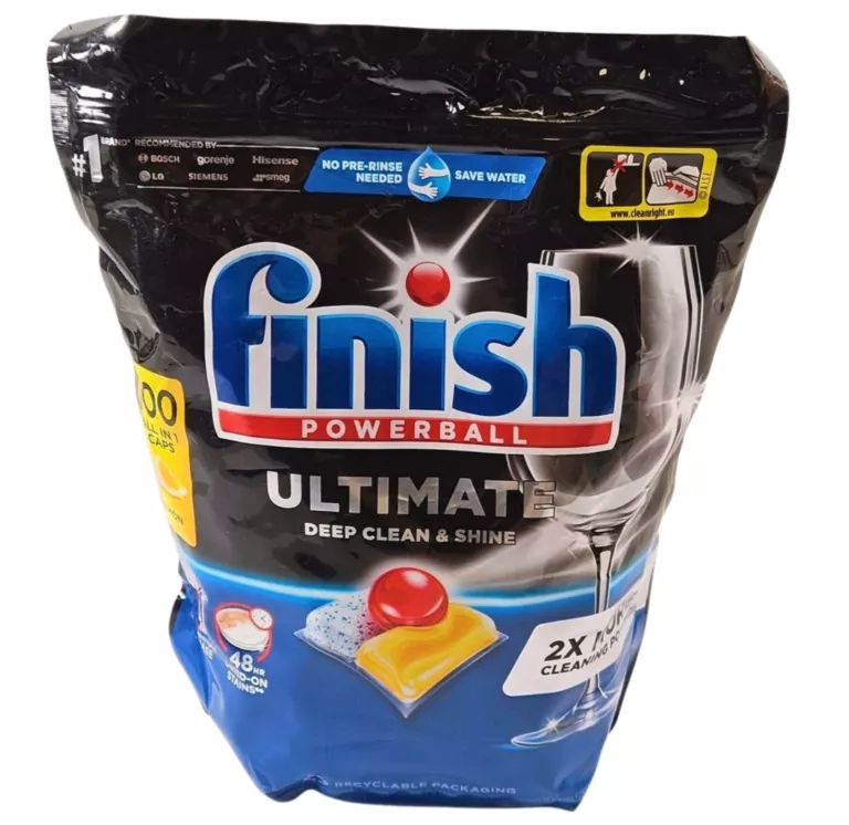 FINISH ULTIMATE KAPSUŁKI DO ZMYWARKI LEMON 100 SZT