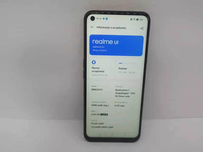 TELEFON REALME 9 PRO 5G  6/128 GB