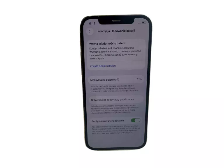 TELEFON APPLE IPHONE 12 PRO 128GB 76% BATERII