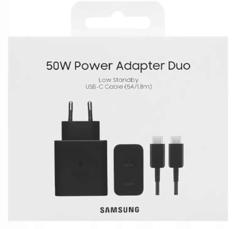 ŁADOWARKA SIECIOWA SAMSUNG USB TYP C DO SAMSUNG 3000 MA 5 V ZAPLOMBOWANA
