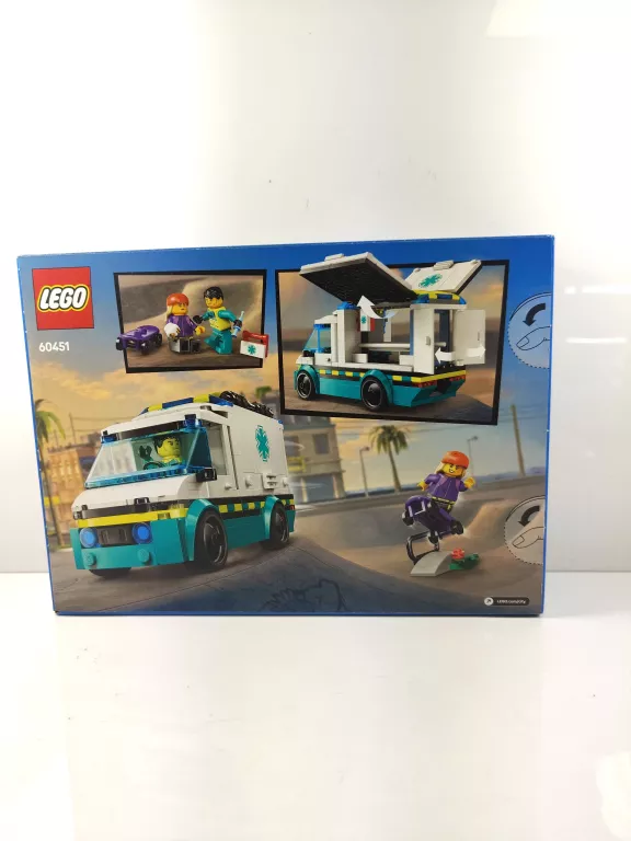 KLOCKI LEGO CITY KARETKA POGOTOWIA 60451