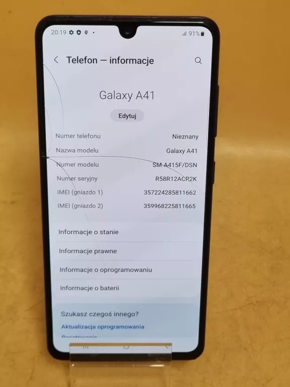 TELEFON SAMSUNG GALAXY A41 4/64
