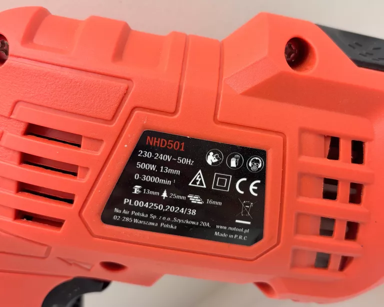 WIERTARKA  NUTOOL NHD501 KOMPLET