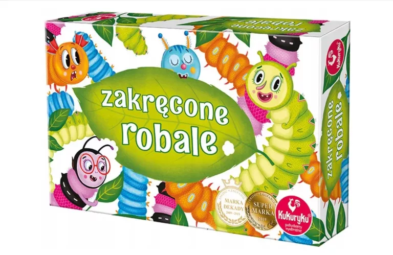 ZAKRĘCONE ROBALE RODZINNA GRA PLANSZOWA KUKURYKU