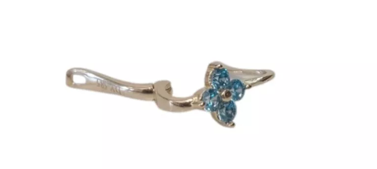 WYRÓB JUBILERSKI UŻYWANY ZŁOTE KOLCZYKI P585 WAGA OK 1.03