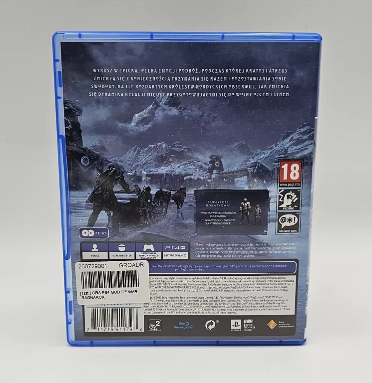 GRA PS4 GOD OF WAR RAGNAROK