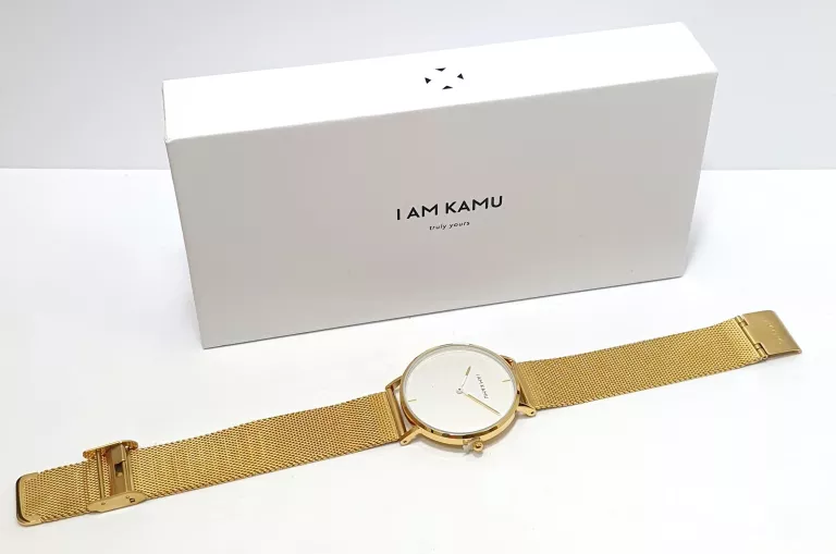 DAMSKI ZŁOTY ZEGAREK - I AM KAMU