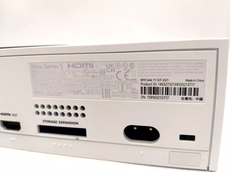 KONSOLA XBOX SERIES S 1883 512 GB BIAŁA
