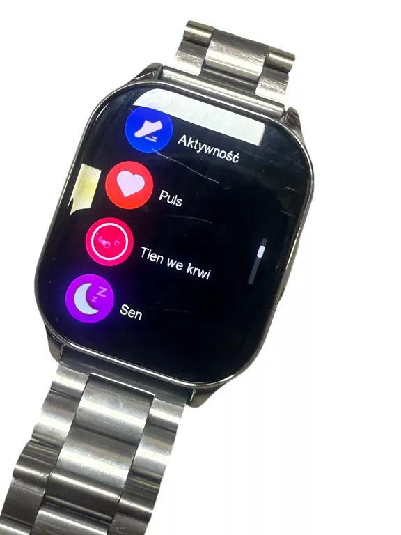 SMARTWATCH WG AIR FLEX ONE SREBRNY 2 PASKI