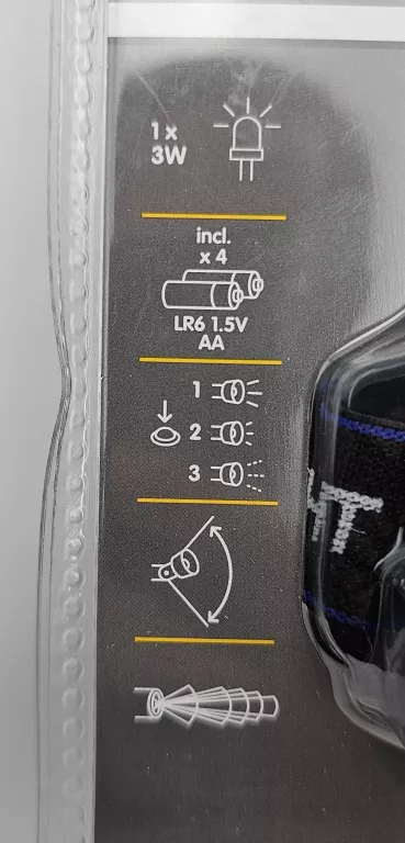 LATARKA CZOŁOWA DIALL R4-4 310 LM KOMPLET