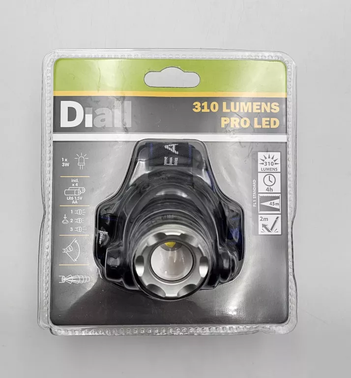 LATARKA CZOŁOWA DIALL R4-4 310 LM KOMPLET