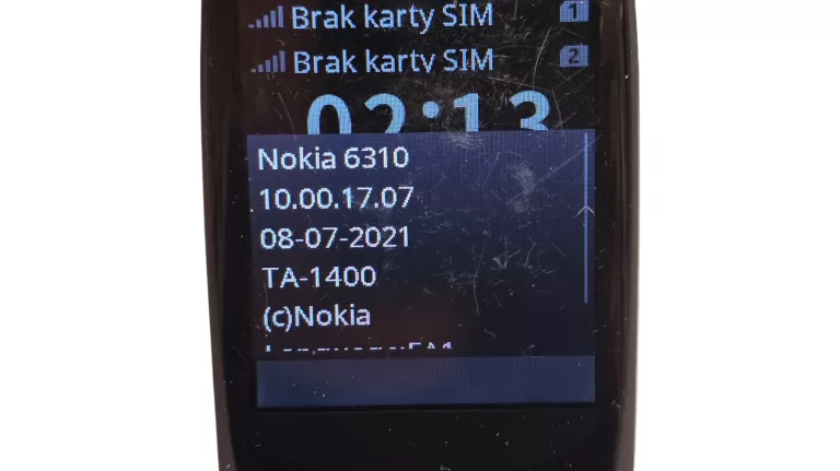 TELEFON NOKIA 6310 Z ŁADOWARKĄ