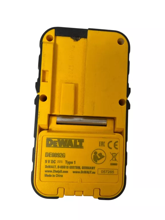DEWALT DETEKTOR DO LASERA KRZYŻOWEGO Z ZIELONĄ WIĄZKĄ DO 50M DE0892G