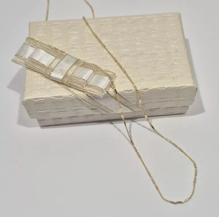 ZŁOTY DAMSKI ŁAŃCUSZEK 585 2,3G 50CM
