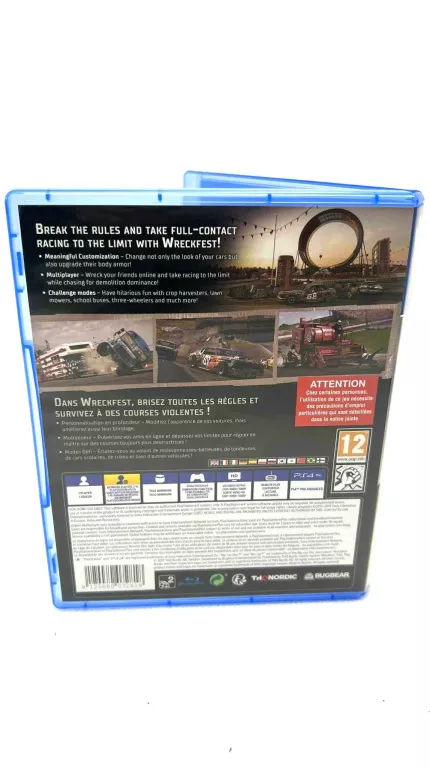 GRA WRECKFEST NA PS 4
