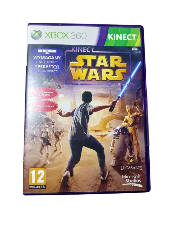GRA KINECT STAR WARS MICROSOFT XBOX 360 GRA NA KINECT XBOX 360
