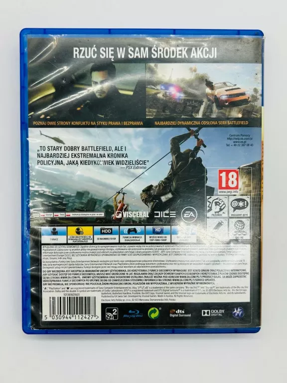 GRA NA PS 4  BATTLEFIELD HARDLINE