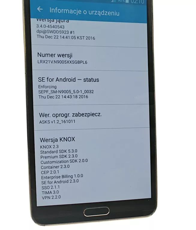 TELEFON SAMSUNG GALAXY NOTE 3 32GB