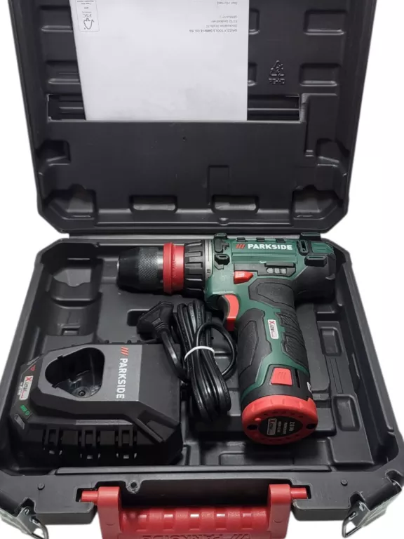 WKRĘTARKA PARKSIDE PBSA 12 E4 BODY + AKU + ŁAD + WALIZKA