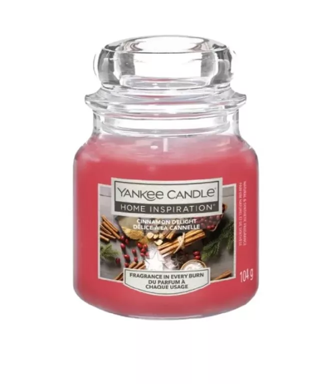 ŚWIECA YANKEE CANDLE HOME INSPIRATION ŚWIECA MAŁA CINNAMON DELIGHT