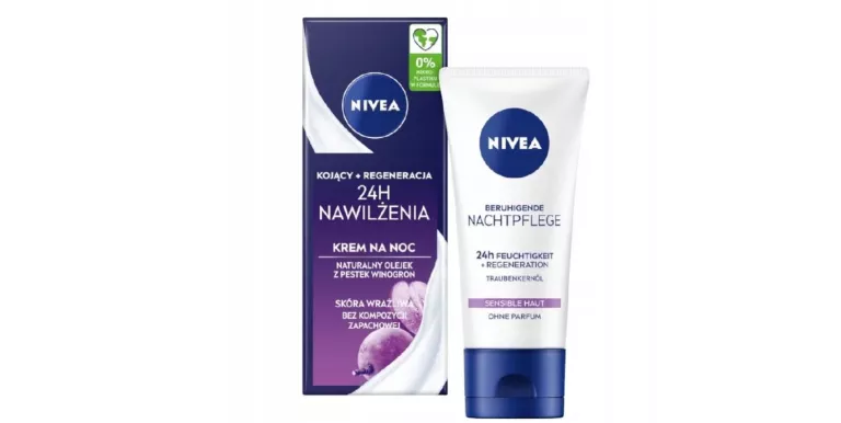 NIVEA KREM KOJACY REGENERUJACY 24H NAWILŻENIA 50ML NA NOC