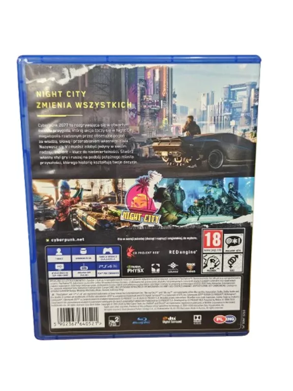 GRA PS4 CYBER PUNK 2077
