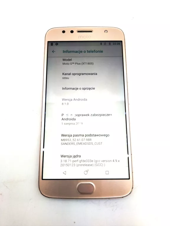 TELEFON  MOTOROLA MOTO G5 S PLUS 3/32GB SAM [250327006]
