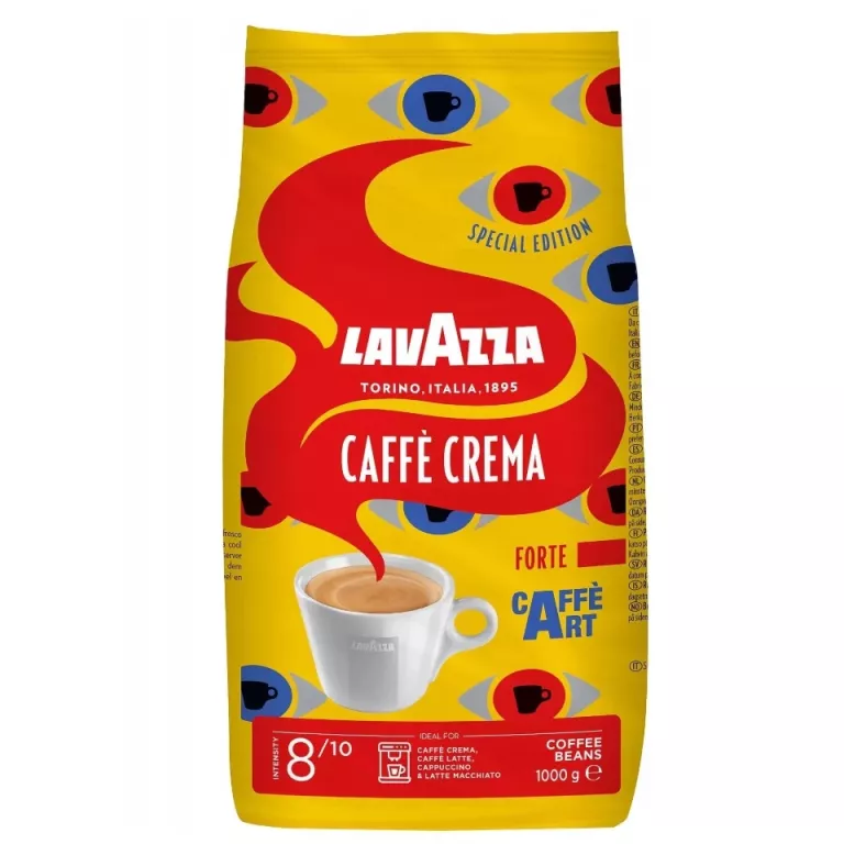 LAVAZZA FORTE TORINO CAFE CREMA FORTE CAFEART ARABICA KAWA ZIARNISTA 1KG