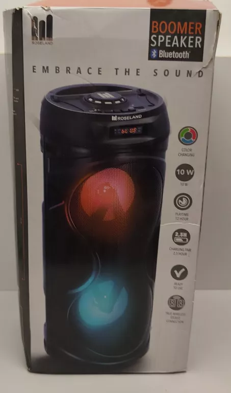 GŁOŚNIK ROSELAND BOOMER RS-700 10W PUDEŁKO