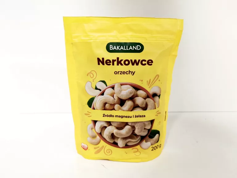 ORZECHY NERKOWCA ŁUSKANE NERKOWCE 200G 0,2KG BAKALLAND
