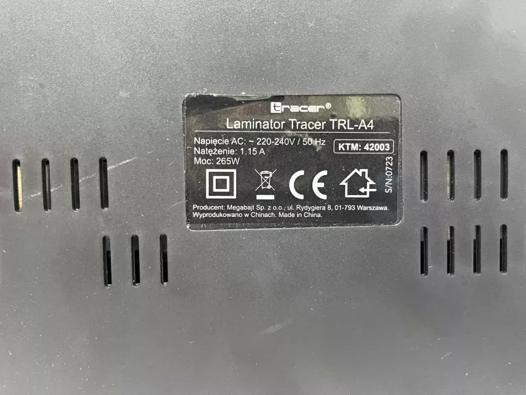LAMINATOR TRACER TRL-A4