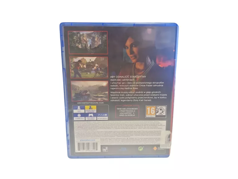 GRA UNCHARTED ZAGINIONE DZIEDZICTWO PS4
