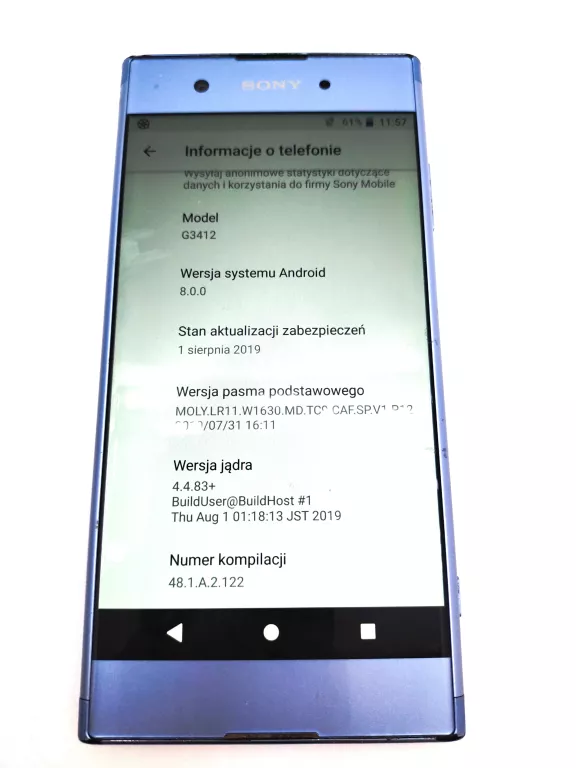 TELEFON SONY G3412 32GB SAM 359905082492692 [250521005]